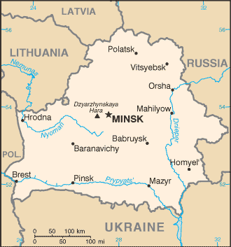 siyasi haritasi belarus